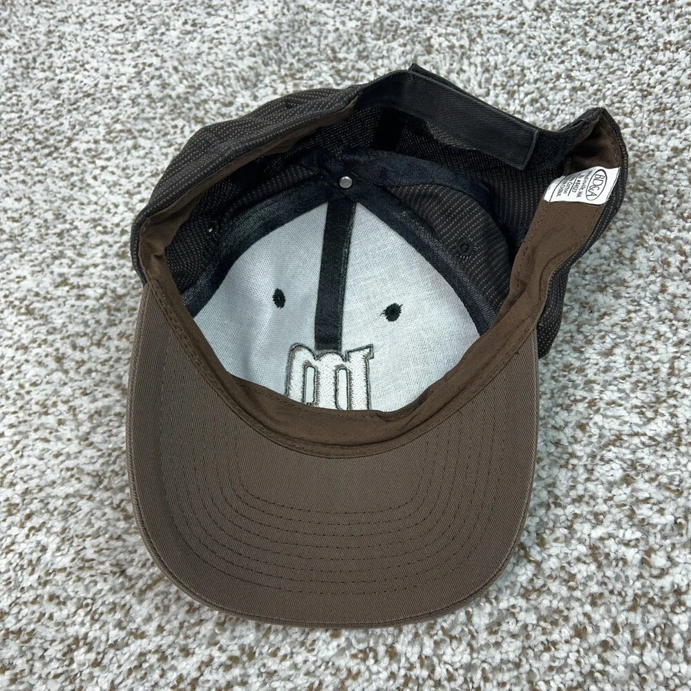 Vintage Minnesota Twins Hat Cap‎ Strap Back Brown Black Mens 90s MLB Baseball